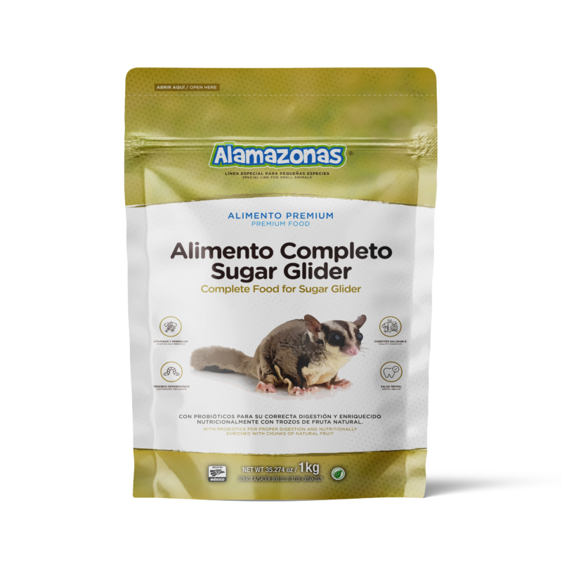 ALIMENTO COMPLETO PREMIUM PARA SUGAR GLIDER PETAUROS ALAMAZONAS®